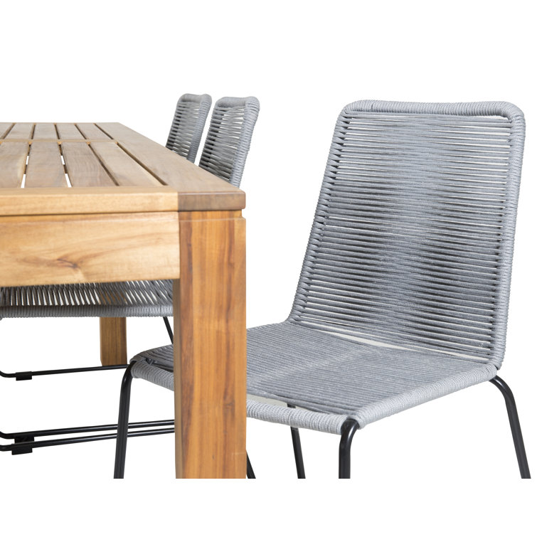 Hykkon Braeden Rectangular 6 Person 200cm Long Dining Set Wayfair.co.uk